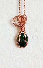 oval 6 - green dragon-scale agate